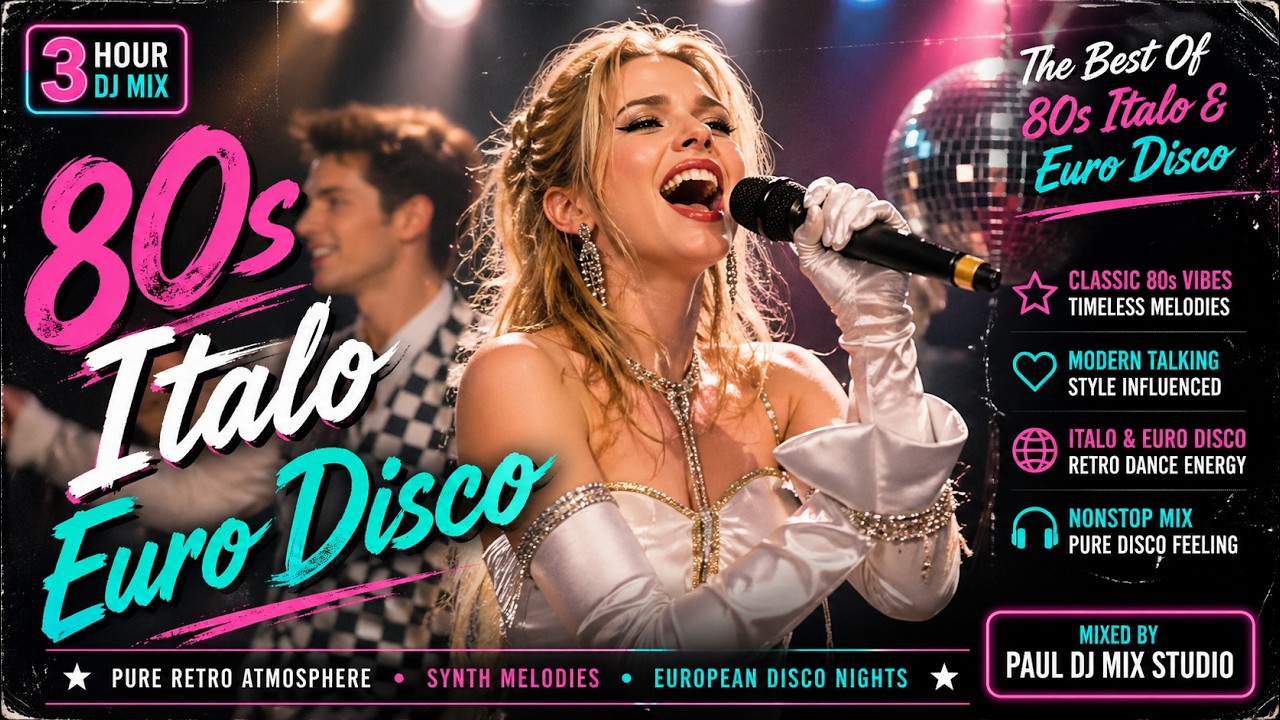 80s Italo Disco Mix – Modern Talking Style (3 Hour Nonstop Retro Dance Party)