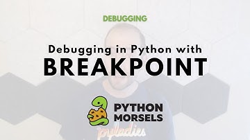 Debugging with breakpoint in Python