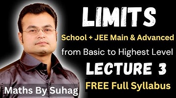 #limits lec 3 #differential #calculus limits Maths By Suhag Sir IIT JEE Class 9 10 11 12 Dropper