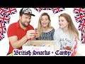 WE TRY BRITISH SNACKS + CANDY (Sweets) 🇬🇧 Taste Test