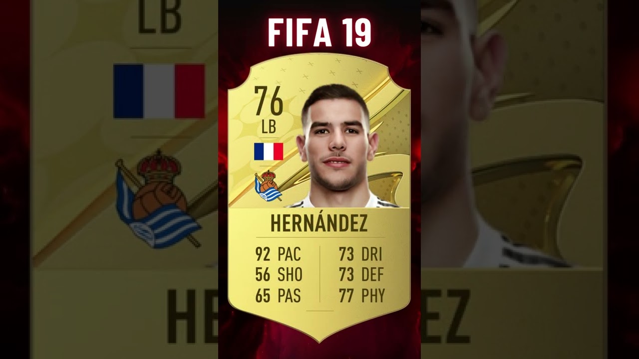 Theo HERNANDEZ FIFA EVOLUTION 🇫🇷 Fifa 17 - Fifa 23
