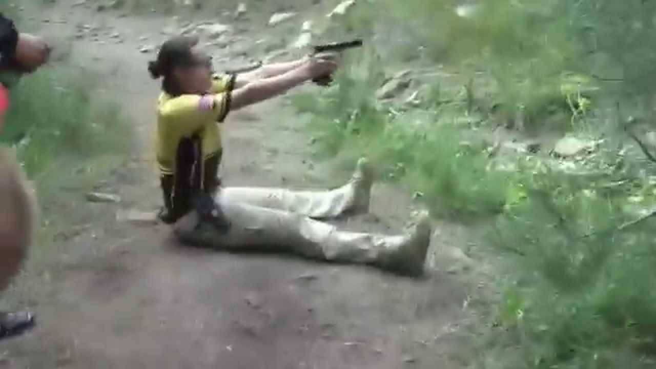 Pfc. Katie Harris shows grace under fire