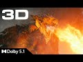 (3D) Rain Fight with Flying Monster - Monster Hunter (Dolby 5.1)