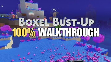 Astro Bot Boxel Bust Up 100% Walkthrough All Collectibles All Bots All Puzzle Pieces PS5 Gameplay