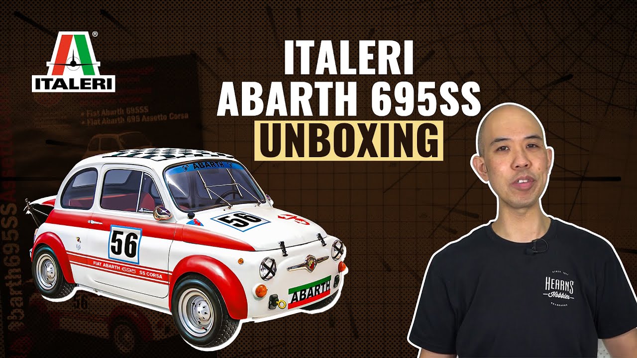 Italeri | Fiatt Abarth 695SS Unboxing | #askHearns - YouTube