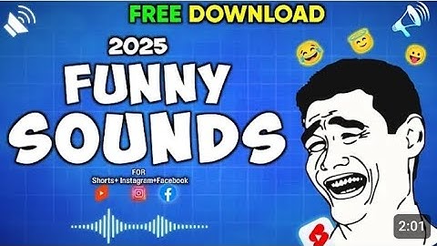 Funny Sound Effects Part - 1| Funny Background Music No Copyright 2025 | 