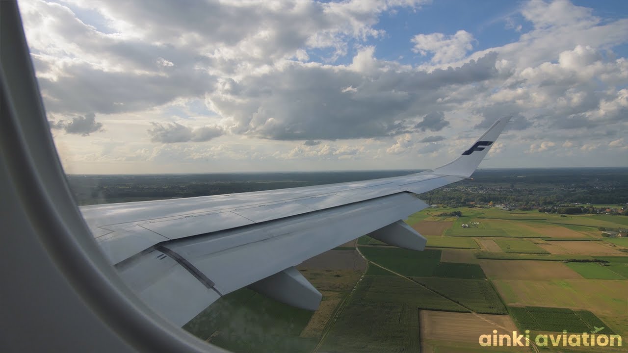 Finnair E190 Brussels (BRU) landing