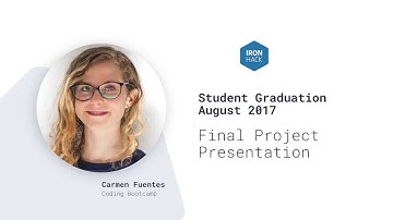 Web Dev Final Project - Carmen Fuentes - Ironhack Web Dev Bootcamp