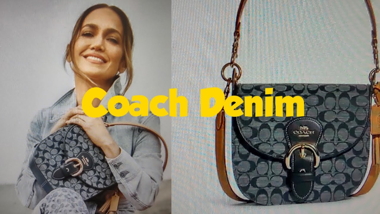 coach outlet denim purse