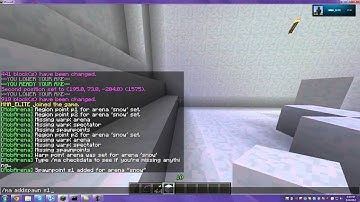 how to setup a mob arena in minecraft