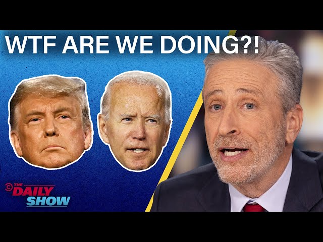 Jon Stewart Tackles The Biden-Trump Rematch That Nobody Wants | The Daily Show class=