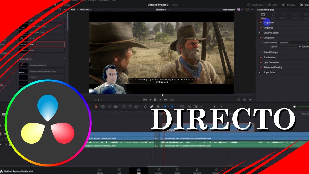DIRECTO DaVinci Resolve