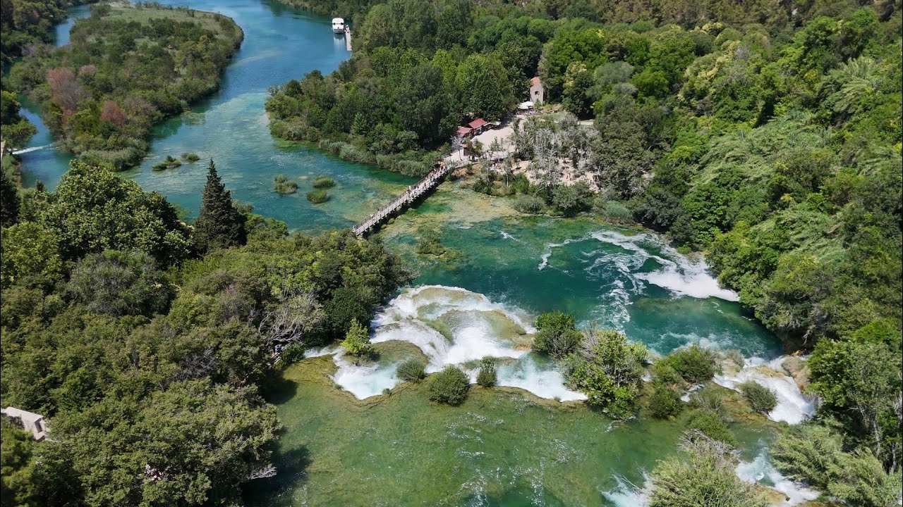 Skradinski buk - Nacionalni park Krka - dron snimak
