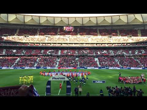 La Liga Atlético Madrid vs Girona Admission Ceremony at Wanda Metropolitano