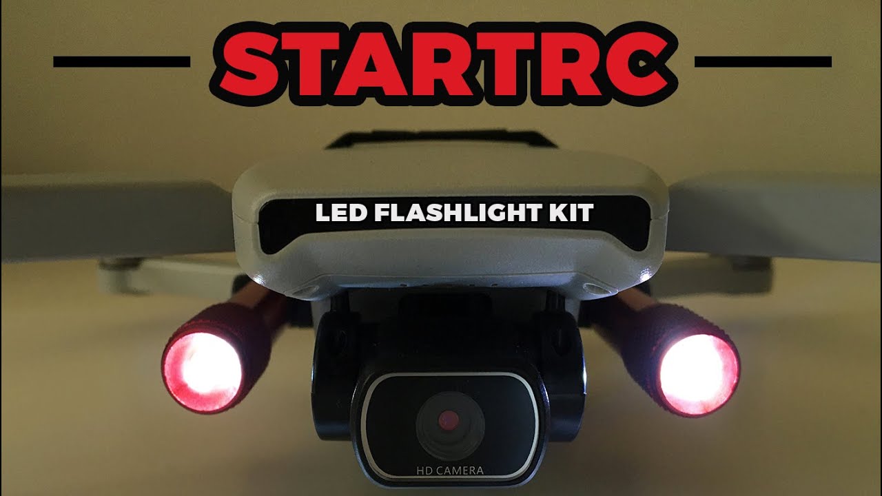 MINI DRONE FLASHLIGHT/SEARCHLIGHT KIT FOR NIGHT FLYING... YouTube