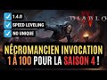 Le nouveau build ncromancien invocation speed leveling pour anantir la saison 4 en famille 