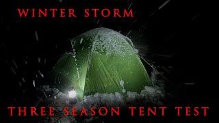 TESTING A THREE SEASON TENT IN EXTREME WEATHER // EUREKA EL CAPITAN 2