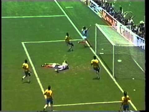 Brasil (3)1 x 1(4) França Copa 1986 Bandeirantes