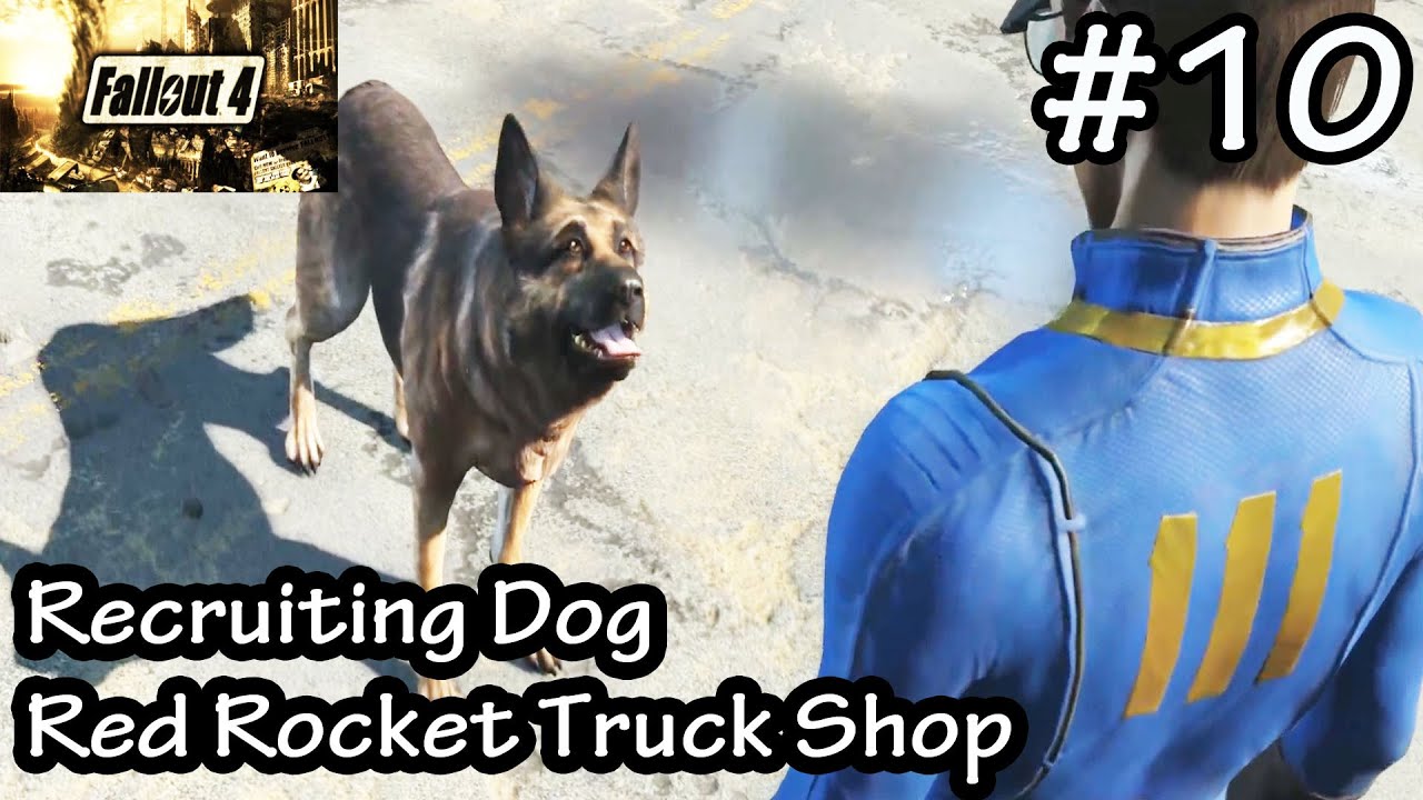Fallout 4 Recruiting Dog Red Rocket Truck Shop Mole Rat