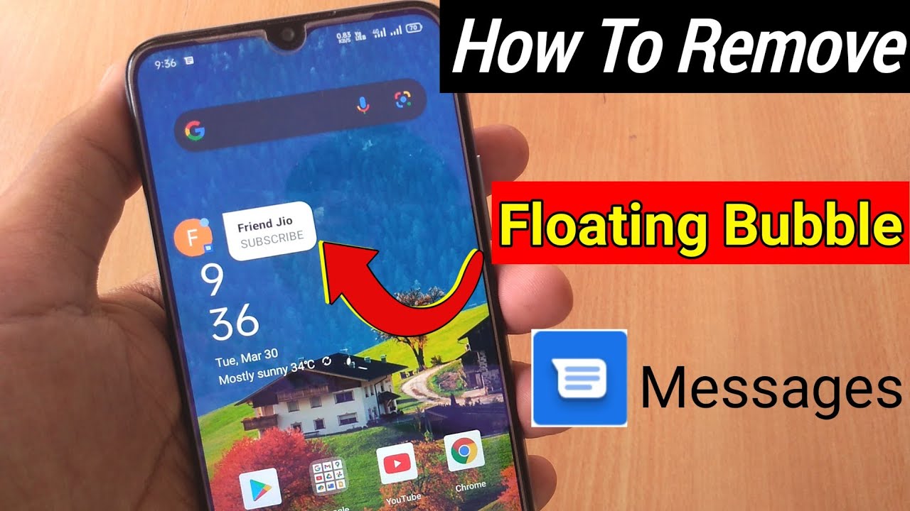 How To Get Rid Of Floating Message Icon Android