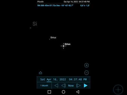 Best example of the orbital movement of Sirius A and B