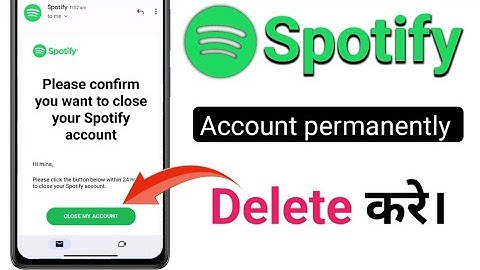 Spotify account delete kaise kare (New Update) | remove Spotify account | close Spotify account