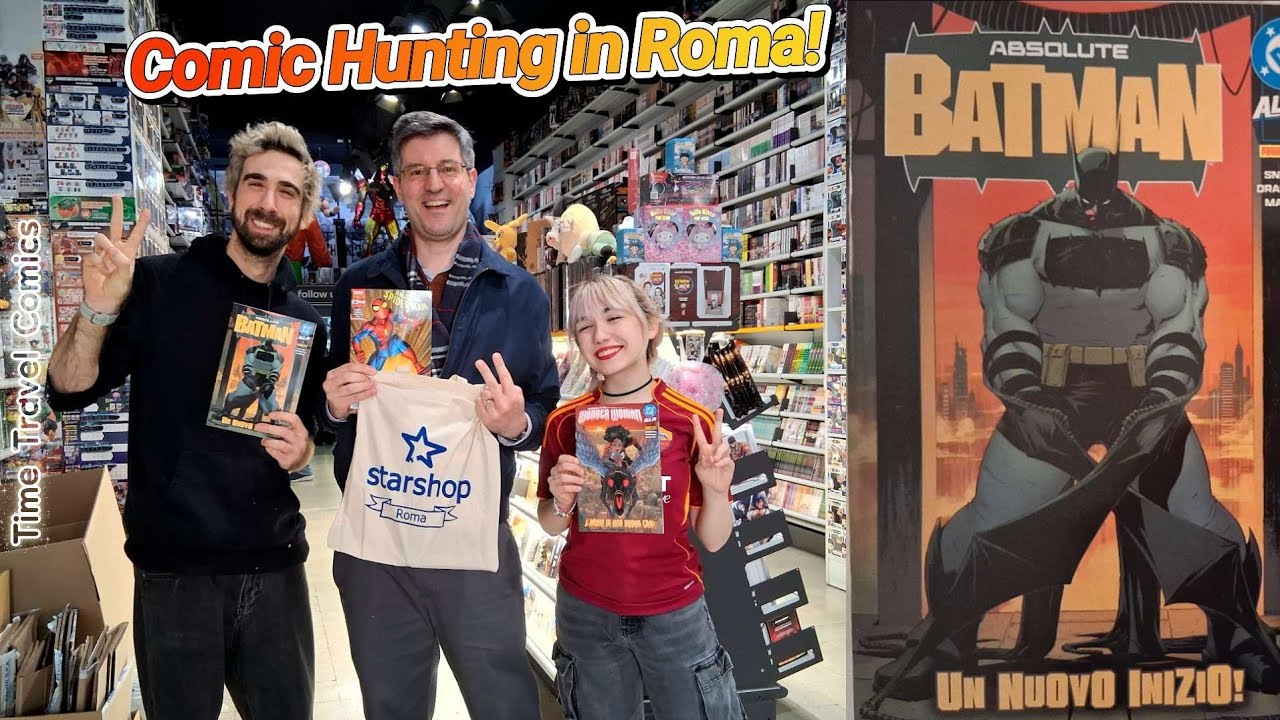 What comics did I find in Rome? - YouTube