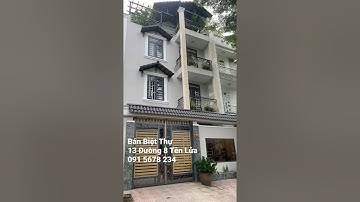 Bán Nhà Biệt Thự Bình Tân Khu Tên Lửa 13 Đường 8