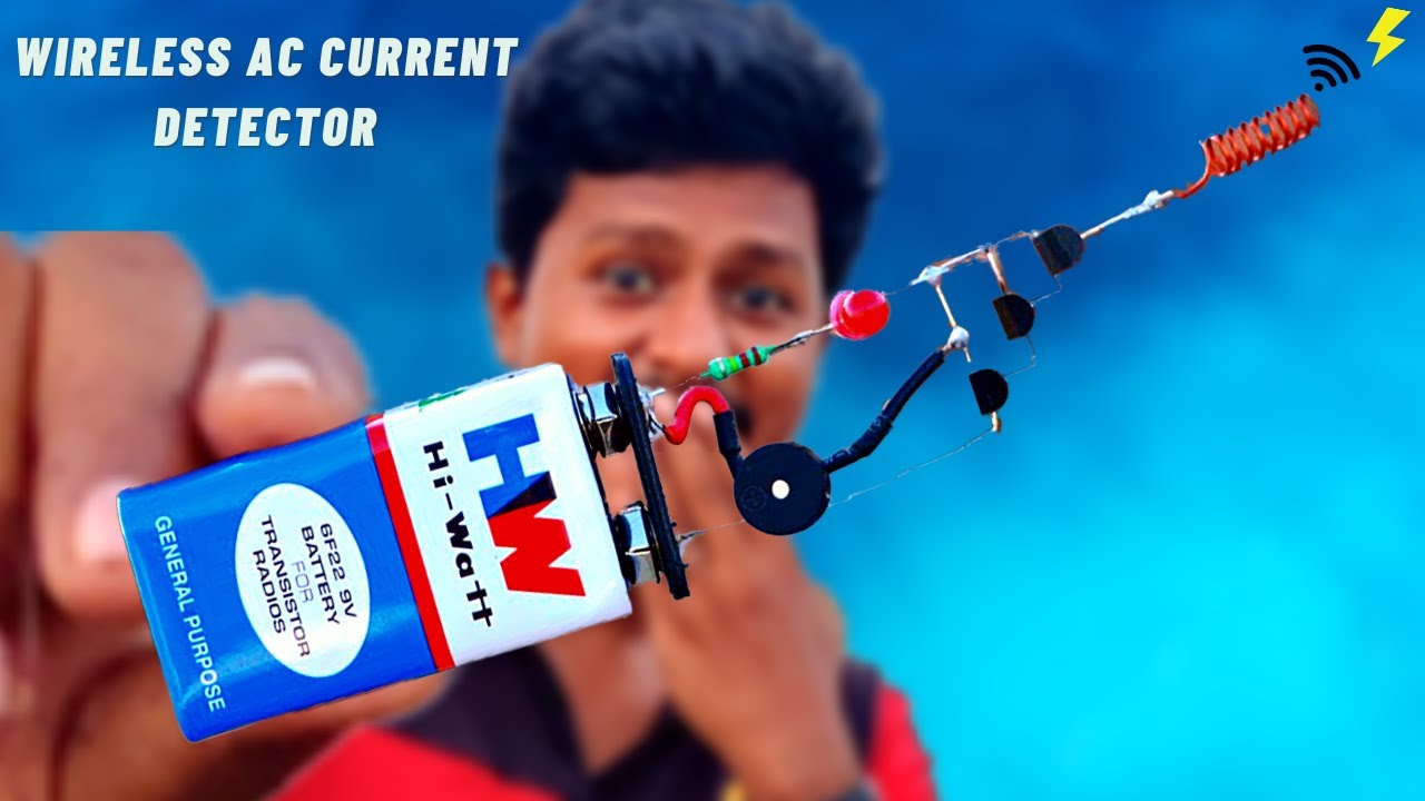 How to Make Wireless AC Current Detector ⚡| 20 ரூபாய் செலவில் நீங்களே