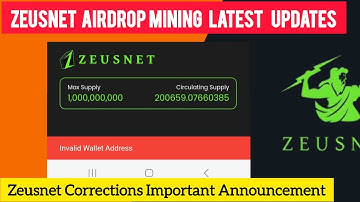 free airdrop Zeusnet Mining Free Token mining Free Crypto New update Free Zeusnet Airdrop New updat