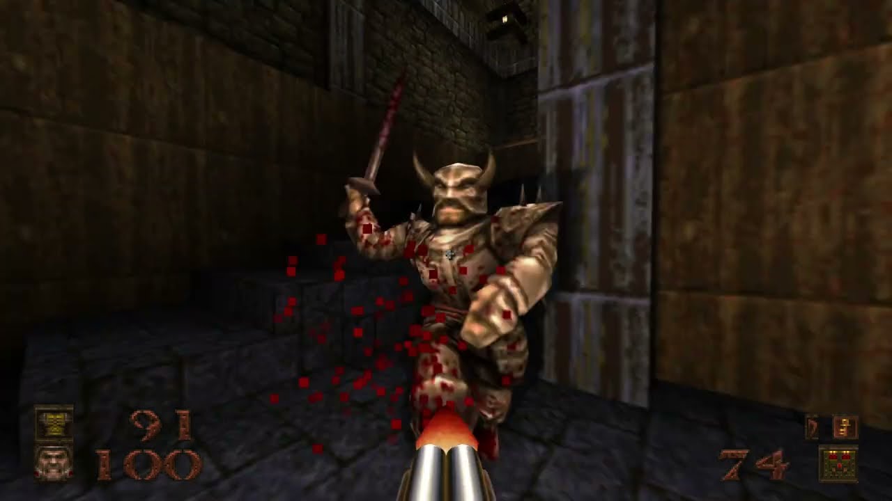 Quake HD  - E2M4 - The Ebon Fortress - All Secrets