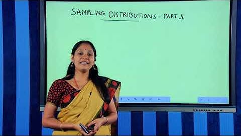 Sampling Distribution Part-2 #swayamprabha #CH08SP