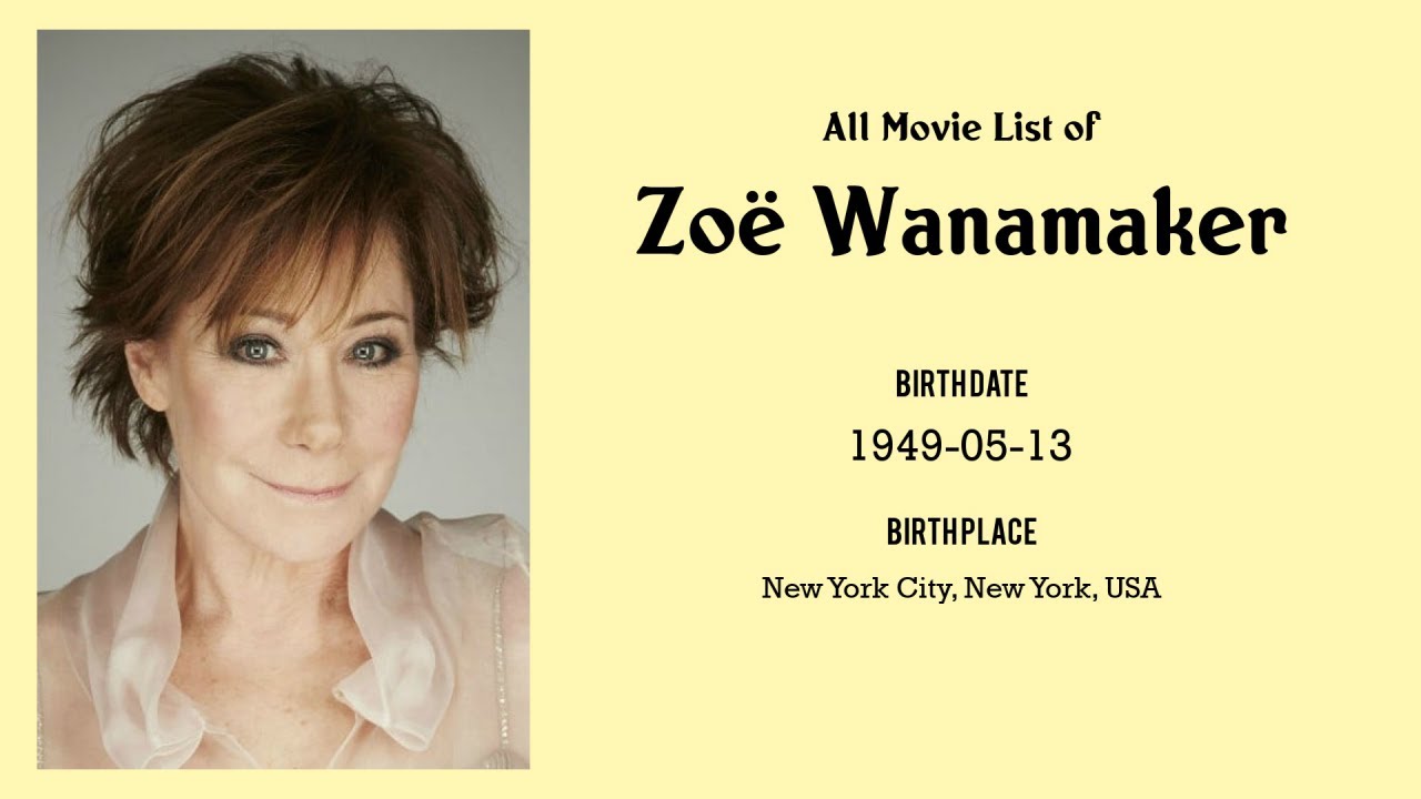 Zoë Wanamaker Movies list Zoë Wanamaker| Filmography of Zoë Wanamaker