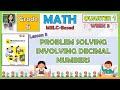 Math 6: Problem Solving with Decimals