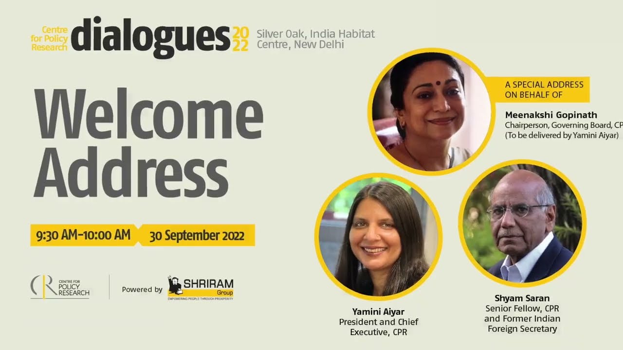 Welcome Address: CPR Dialogues 2022