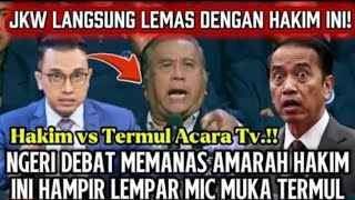 Download Lagu HAKIM PEMECAH RECORDS.!! DEBAT TERPANAS HAKIM VS TERMUL DI ACARA TV, JKW PANIK DENGAR UCAP HAKIM INI MP3