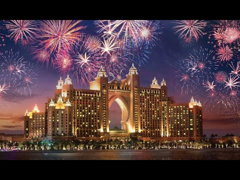 NYE 2022 DUBAI 4K ATLANTIS PALM JUMEIRAH WORLD RECORD SPECTACULAR FIREWORKS 2022 HAPPY NEW YEAR LIVE