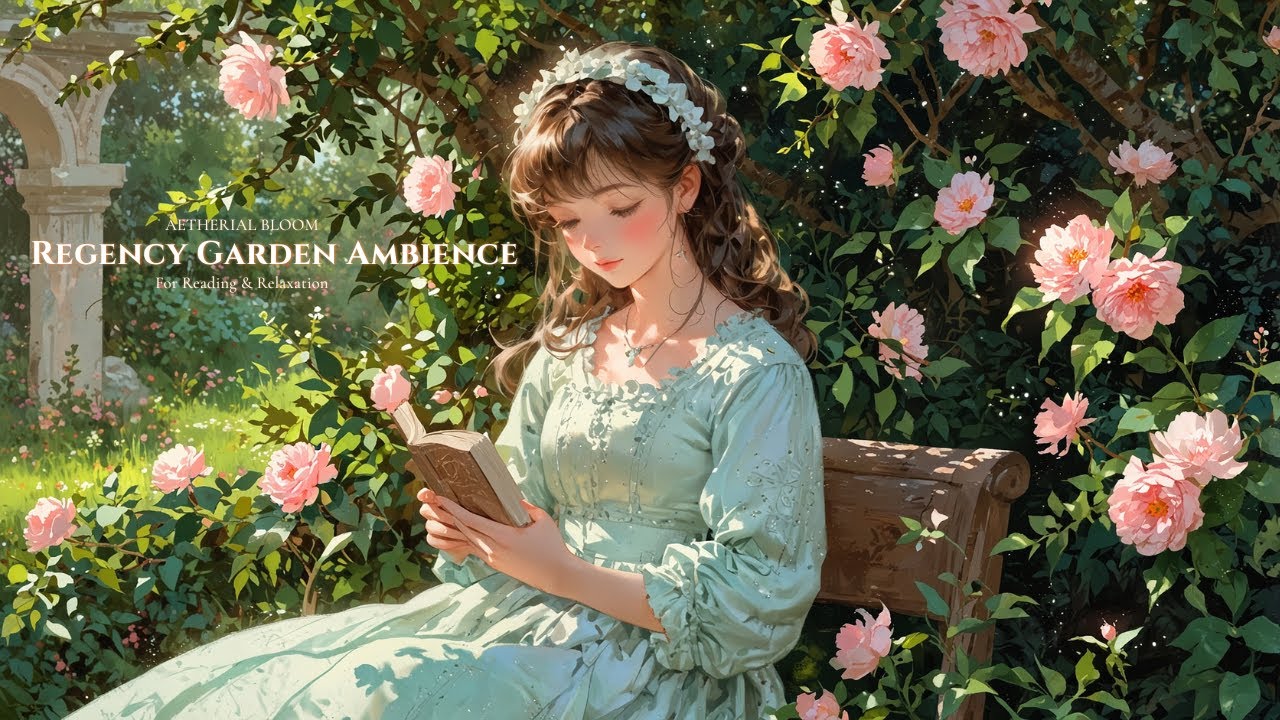 Regency Garden Reverie 🌸  Bridgerton Inspired Fantasy Music for Reading, Writing, Study & Relaxation