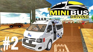 Mini Bus Driving Simulator 3D Gameplay Part 2  | New Android Van Game