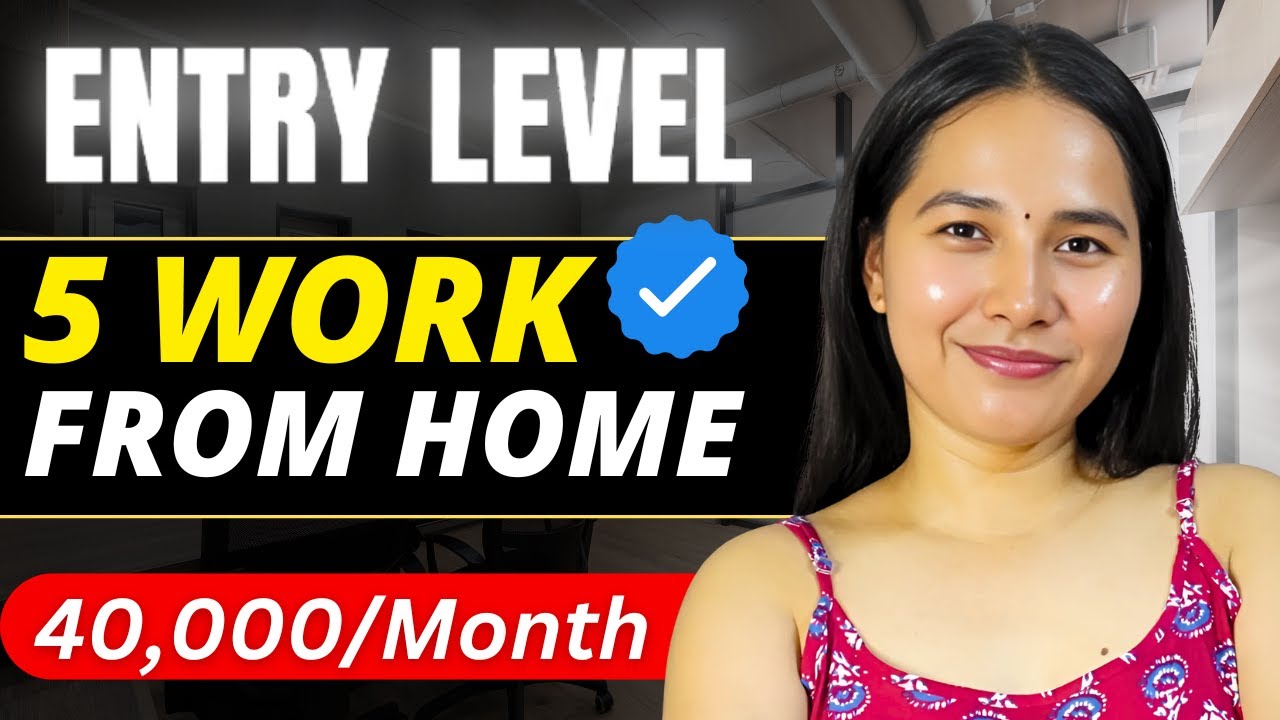 Work From Home Jobs 2025 💻 | Top 5 WFH Jobs for Freshers | Apply Now ...
