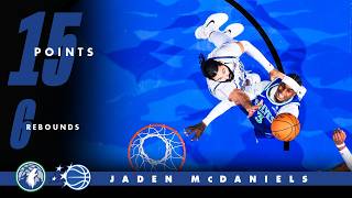 Jaden McDaniels Drops A Slim 15 Points vs Orlando Magic | 10.23.26