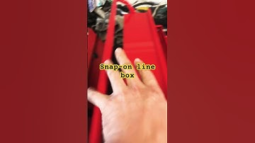 New Snap-on cantilevered line box. #snapontools #tools #diy #mechaniclife #shorts