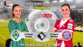 SV Werder Bremen Vs. Bayern Munchen match dtd. 29.4.2026 #trending #football