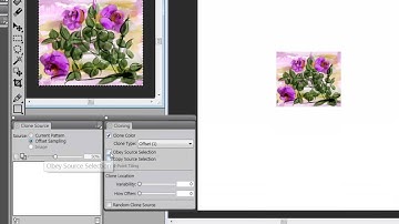 Corel Painter 12.2, Offset Sampling - No Black Area