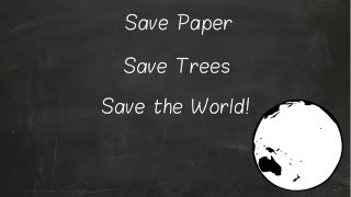 Famous Save Paper, Save Trees, Save the World! - Tori Farris Profile