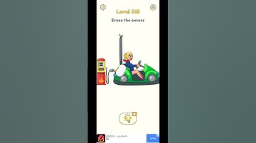 Dop 2(Delete One Part) Level 213 - Walkthrough Solution - All Levels - @bashagamerz5110 #shorts