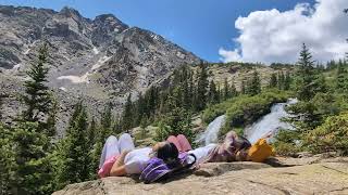 McCullough Gulch Waterfall, Summit County, Colorado, (shuttle from Breckenridge) 2025, 4K Res, v04