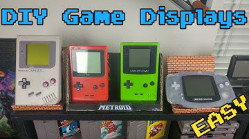 Easy DIY Game Display - Game Room Ideas