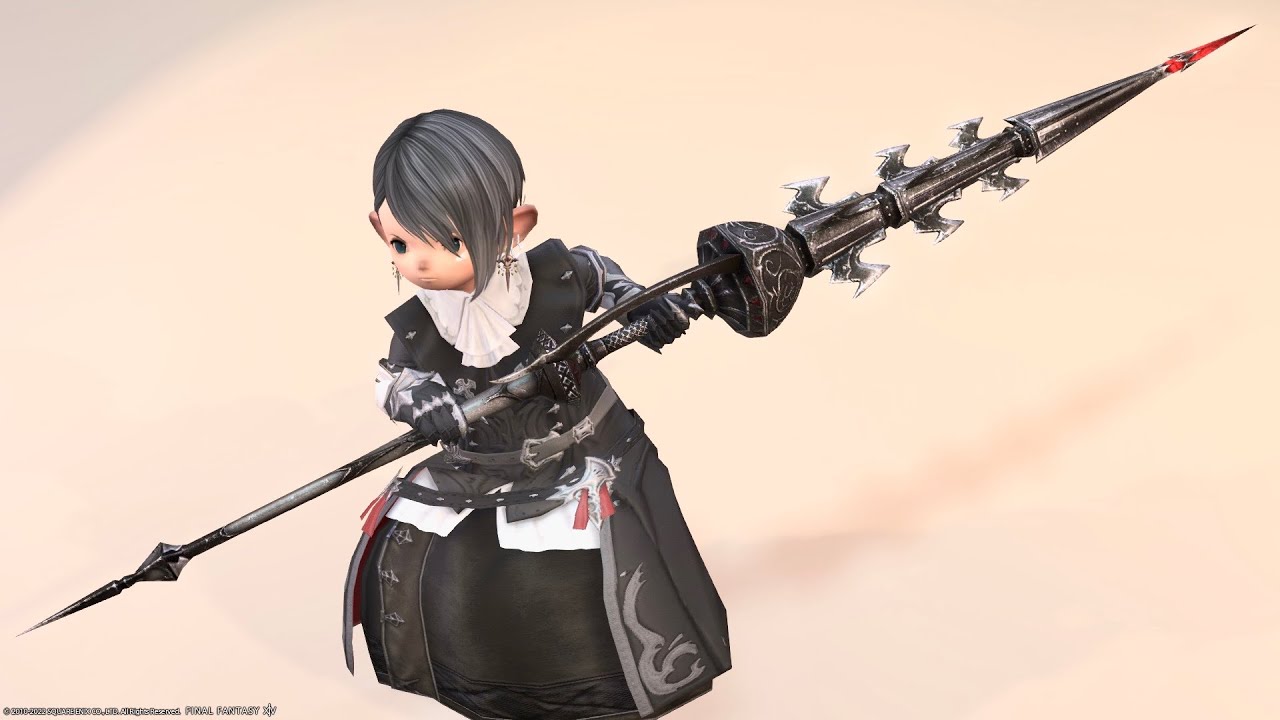 クラシックでゴシック調な竜騎士の円錐槍『ディープシャドウ・ランスRE