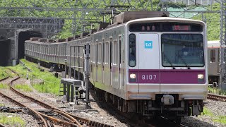 東京メトロ8000系8107F廃車回送